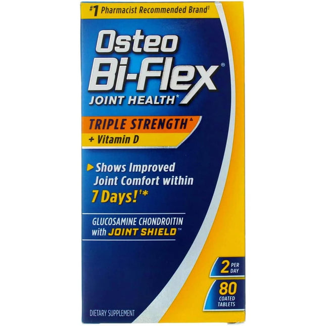 Osteo Bi-Flex Triple Strength & Vitamin D Joint Health Tablets 80ct - Care > Vitamins Lifestyle Supplements Minerals