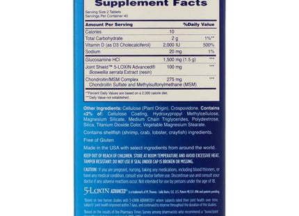 Osteo Bi-Flex Triple Strength & Vitamin D Joint Health Tablets 80ct (2 Pack) - Care > Vitamins Lifestyle Supplements