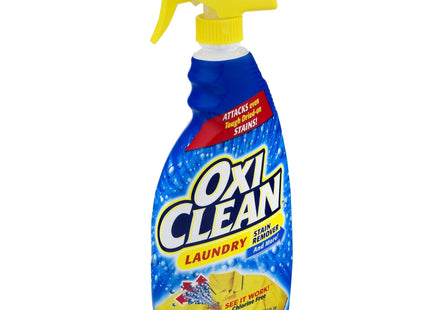 OxiClean Laundry Fabric Spot Stain Remover Liquid Spray Fresh 21.5oz (4 Pack) - Household Supplies > Detergents