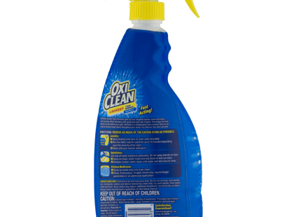 OxiClean Laundry Fabric Spot Stain Remover Liquid Spray Fresh 21.5oz (4 Pack) - Household Supplies > Detergents