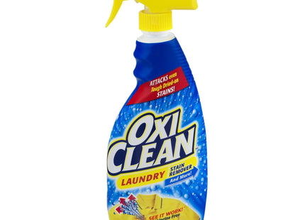 OxiClean Laundry Fabric Spot Stain Remover Liquid Spray Fresh 21.5oz (4 Pack) - Household Supplies > Detergents