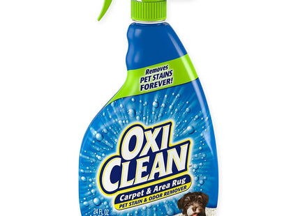OxiClean Carpet and Area Rug Stain Odor Remover Liquid Spray 24oz (24 Pack) - Household Supplies > Laundry Detergents