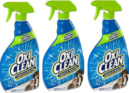 OxiClean Carpet and Area Rug Stain Odor Remover Liquid Spray 24oz (7 Pack) - Household Supplies > Laundry Detergents