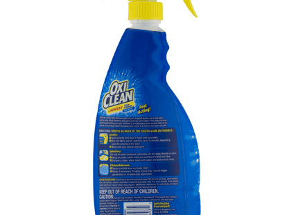 OxiClean Laundry Fabric Spot Stain Remover Liquid Spray Fresh 21.5oz (24 Pack) - Household Supplies > Detergents