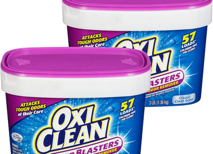 OxiClean Odor Blasters Versatile & Stain Remover Clean Powder 3LB (12 Pack) - Household Supplies > Laundry Detergents