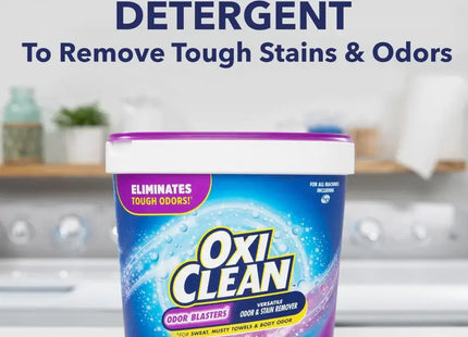 a tub of ox clean with the words ox clean on it