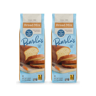 Pamela’s Wheat-Free Gluten-Free and Non-Dairy Amazing Bread Mix 19oz (2 Pack) - Food & Beverages > Baking Desserts Mixes