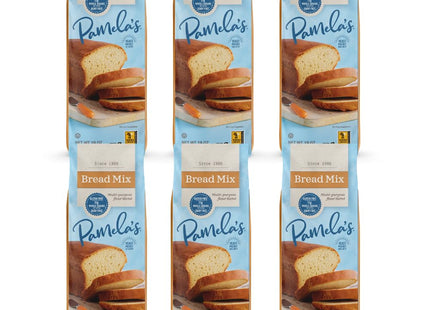 Pamela’s Wheat-Free Gluten-Free and Non-Dairy Amazing Bread Mix 19oz (6 Pack) - Food & Beverages > Baking Desserts Mixes