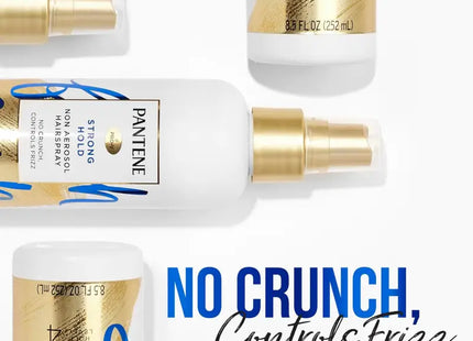 three bottles of no crunch conditioner with a gold cap