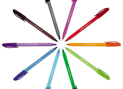 Paper Mate InkJoy 100ST Ballpoint Pens Medium Point Assorted Ink 8ct (2 Pack) - Office Supplies > Pencils & Markers