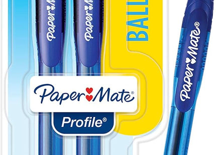 PaperMate Profile Retractable Ballpoint Pens Bold Point 1.4mm Blue 2ct - Office Supplies > Pencils & Markers Rollerball