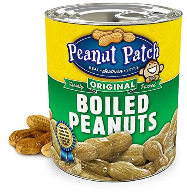 peanut nuts in a can