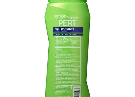 Pert Classic Clean Dandruff Relief Shampoo Plus Conditioner Unisex 25.4oz (3 Pack) - Personal Care > Hair & Styling