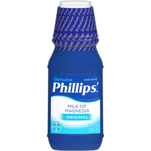 Phillips Milk of Magnesia Liquid Magnesium Laxative & Antacid Original 12oz - Health Care > Over-the-Counter Medication