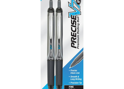 Pilot Precise V7 RT Pens (26056) Fine Point 0.7 mm Black Ink 2ct (3 Pack) - Office Supplies > Pencils & Markers