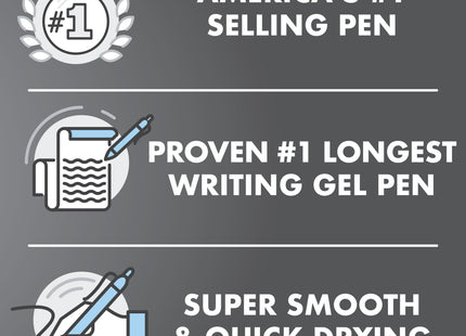 Pilot G2 Retractable Premium Gel Roller Pen Extra Fine 0.5mm Black 2ct (2 Pack) - Office Supplies > Pens Pencils &