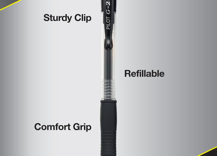 Pilot G2 Retractable Premium Gel Roller Pen Extra Fine 0.5mm Black 2ct - Office Supplies > Pens Pencils & Markers