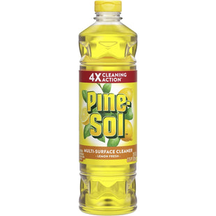 Pine-Sol All Purpose Multi-Surface Cleaner Lemon Fresh 28 oz (12 Pack) - Household Supplies > Cleaners & Disinfectants