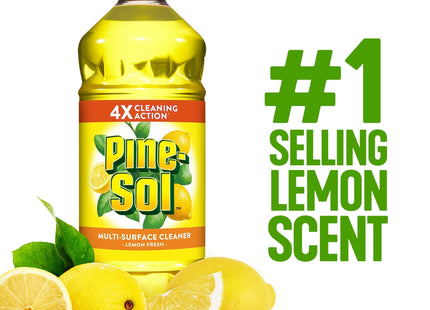 Pine-Sol All Purpose Multi-Surface Cleaner Lemon Fresh 28 oz (12 Pack) - Household Supplies > Cleaners & Disinfectants