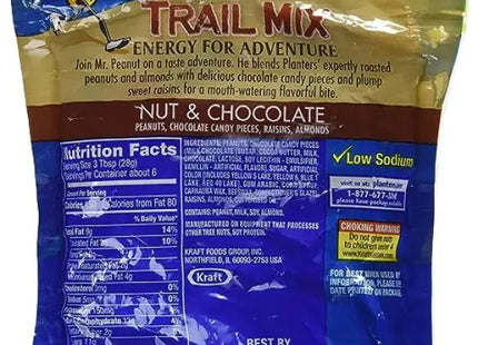 a bag of nut and chocolate