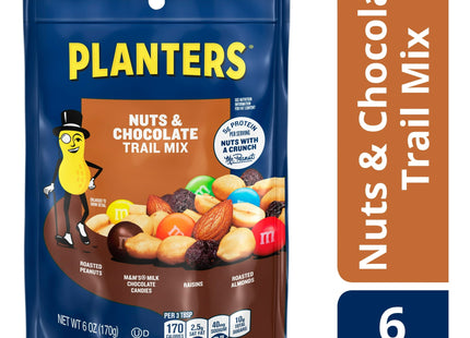 Planters Nuts & Chocolate Trail Mix Nut M&M Candies 6oz (12 Pack) - Food Beverages > Snacks Seeds Mixes