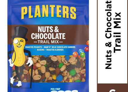 Planters Nuts & Chocolate Trail Mix Nut M&M Candies 6oz (12 Pack) - Food Beverages > Snacks Seeds Mixes