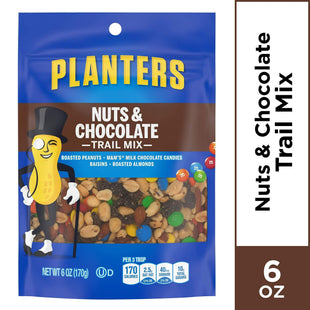 Planters Nuts & Chocolate Trail Mix Nut M&M Candies 6oz (2 Pack) - Food Beverages > Snacks Seeds Mixes