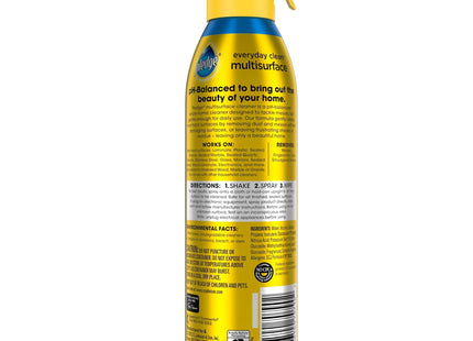 Pledge Everyday Clean Multi surface Cleaner Aerosol RainShower 9.7oz (24 Pack) - Household Supplies > Cleaning Products