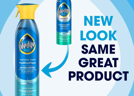Pledge Everyday Clean Multi surface Cleaner Aerosol RainShower 9.7oz - Household Supplies > Cleaning Products