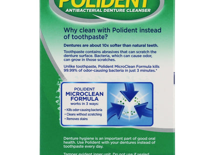 Polident Overnight Whitening Daily Denture Cleanser Tablets 84ct (12 Pack) - Personal Care > Oral