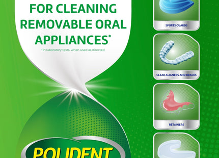 Polident Overnight Whitening Daily Denture Cleanser Tablets 84ct (3 Pack) - Personal Care > Oral