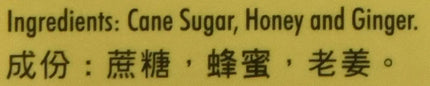 a sign that says,’incident on sugar honey ginger ’