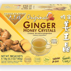 Prince Of Peace Original Ginger Honey Crystal Caffeine Free 10ct - Food & Beverages > Non-Alcoholic Drinks Infusions