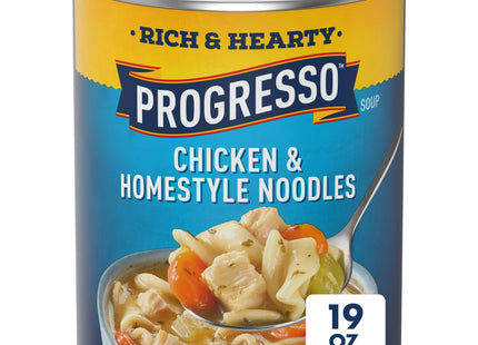 Progresso Rich & Hearty Chicken Homestyle Noodles Soup 19oz (2 Pack) - Food Beverages > Prepared Ready Meals Soups