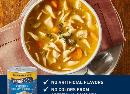 Progresso Rich & Hearty Chicken Homestyle Noodles Soup 19oz (2 Pack) - Food Beverages > Prepared Ready Meals Soups