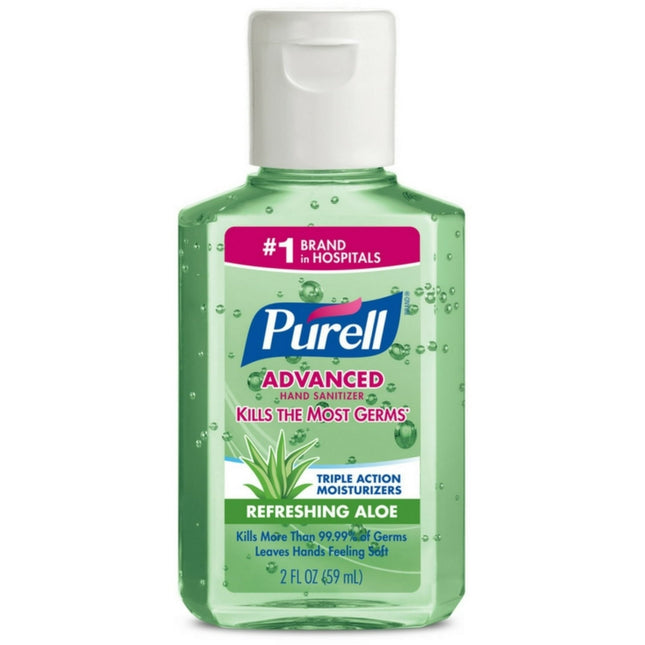 Purell Advanced Hand Sanitizer Gel Refreshing Aloe 2oz (24 Pack) - Personal Care > Bath & Body Sanitizers