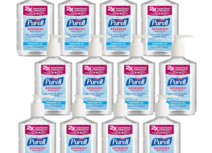 Purell Advanced Hand Sanitizer Refreshing Gel Vitamin E 8oz (12 Pack) - Personal Care > Bath & Body Sanitizers