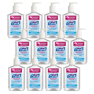 Purell Advanced Hand Sanitizer Refreshing Gel Vitamin E 8oz (12 Pack) - Personal Care > Bath & Body Sanitizers