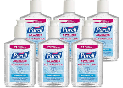 Purell Advanced Hand Sanitizer Refreshing Gel Vitamin E 8oz (6 Pack) - Personal Care > Bath & Body Sanitizers