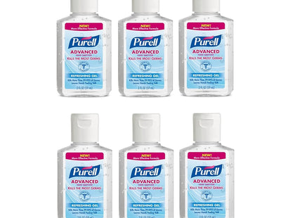 Purell Advanced Instant Hand Sanitizer Refreshing Gel Flip Cap 2oz (2 Pack) - Personal Care > Bath & Body Sanitizers