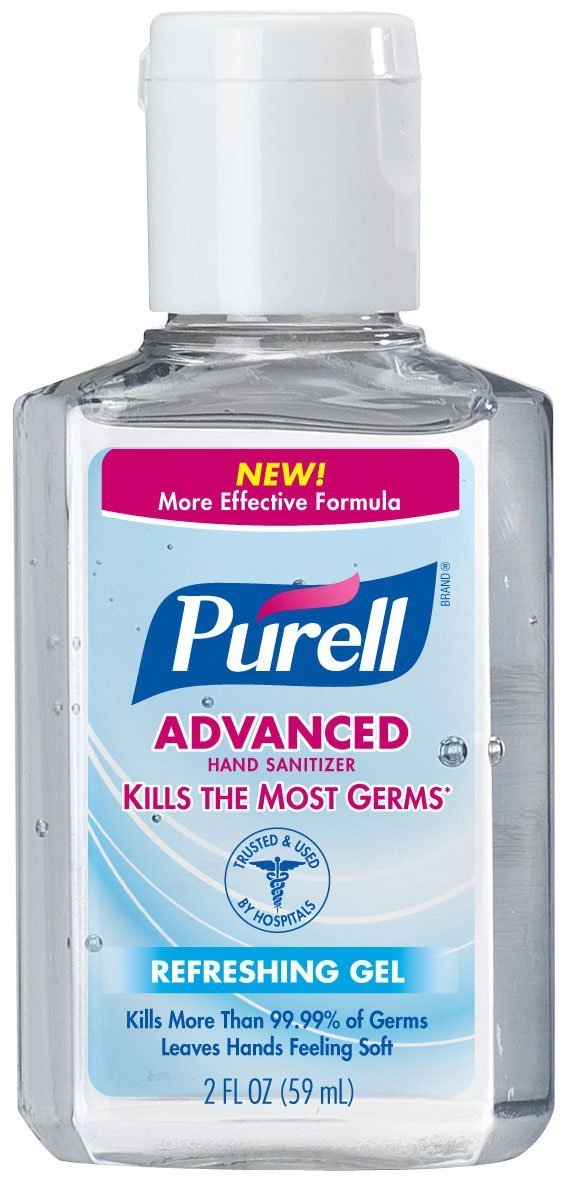 Purell Advanced Instant Hand Sanitizer Refreshing Gel Flip Cap 2oz (2 Pack) - Personal Care > Bath & Body Sanitizers