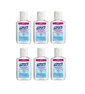 Purell Advanced Instant Hand Sanitizer Refreshing Gel Flip Cap 2oz (6 Pack) - Personal Care > Bath & Body Sanitizers