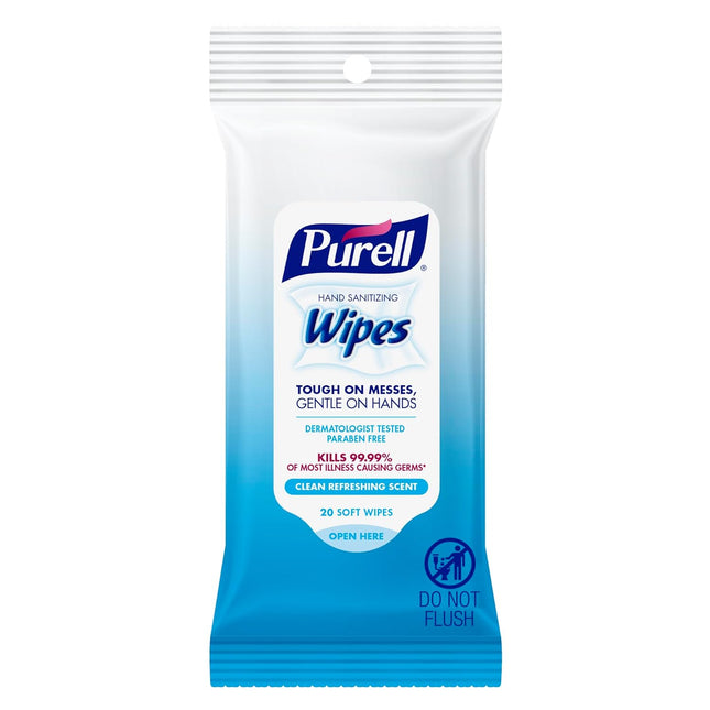 Purell Hand Sanitizing Wipes Alcohol Free Fresh Scent Trial Size 20ct (2 Pack) - Household Supplies > Cleaning & Pads