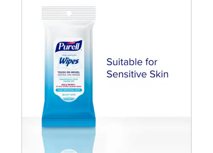 Purell Hand Sanitizing Wipes Alcohol Free Fresh Scent Trial Size 20ct - Household Supplies > Cleaning & Pads