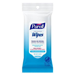 Purell Hand Sanitizing Wipes Alcohol Free Fresh Scent Trial Size 20ct (24 Pack) - Household Supplies > Cleaning & Pads