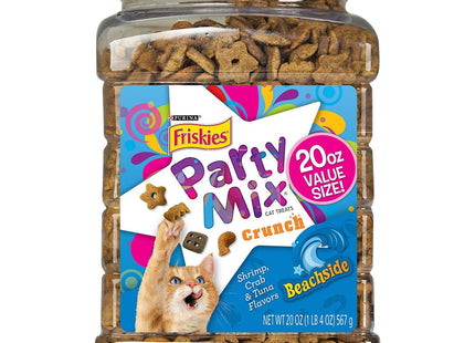 Purina Friskies Facilities Cat Treats Party Mix Crunch Snacks 20oz (6 Pack) - Pet Supplies >