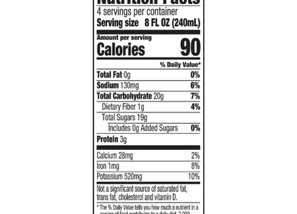 a close up of a nutrition label on a white background