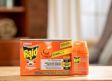 Raid Concentrated Deep Reach Pest Killer & Roach Fogger Aero 3 x 1.5oz (12 Pack) - Household Supplies > Insect Grub