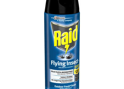 Raid Flying Insect Killer Formula Outdoor Fresh Scent Aerosol 15 oz (12 Pack) - Household Supplies > & Grub Control