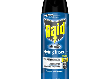 Raid Flying Insect Killer Formula Outdoor Fresh Scent Aerosol 15 oz (10 Pack) - Household Supplies > & Grub Control